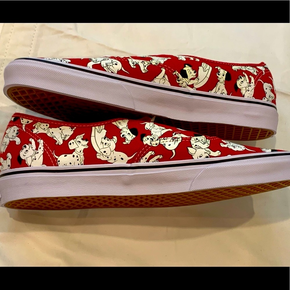 Vans X Disney 101 Dalmatians Red Vans Sneakers RARE & Cool Collector’s Item - Picture 12 of 12